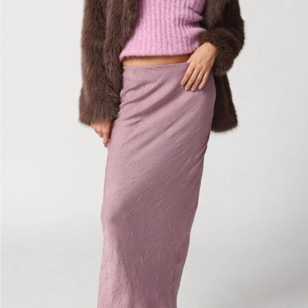 Urban Outfitters Dusty Pink Maxi Skirt